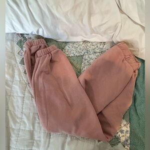 ASOS design sweatpants peach